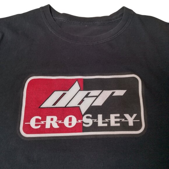 NASCAR DGR Crosley Racing Shirt Men Medium Black Graphic Race T Motorsports - Picture 1 of 5